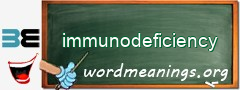 WordMeaning blackboard for immunodeficiency